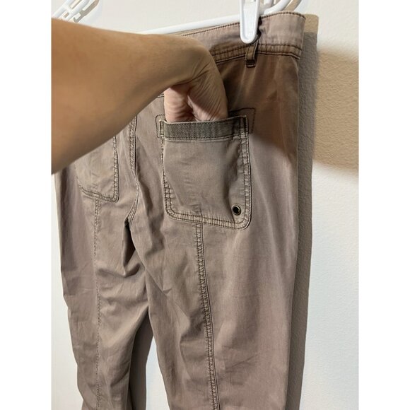 Anthropologie Hei Hei Women’s Pants Size 28 Brown Zipper Stretch Pockets - Picture 14 of 15